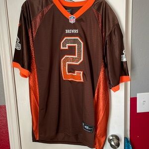 Cleveland Browns NFL Men’s Jersey Onfield Nike 48 #2 Manziel